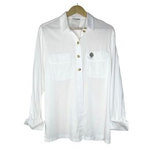 HORST Basler White Vintage Button Up Shirt US L